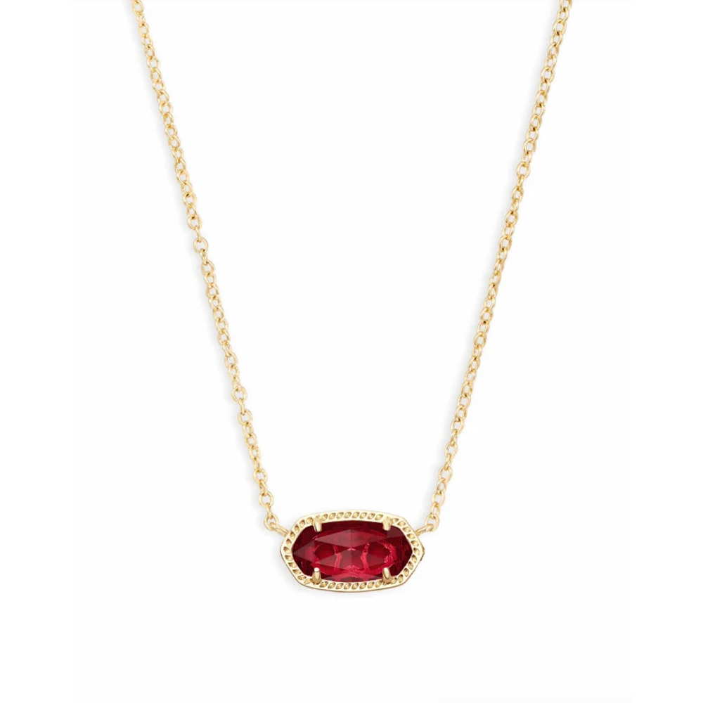 SOLD Kendra Scott Elisa Pendant Necklace in Berry